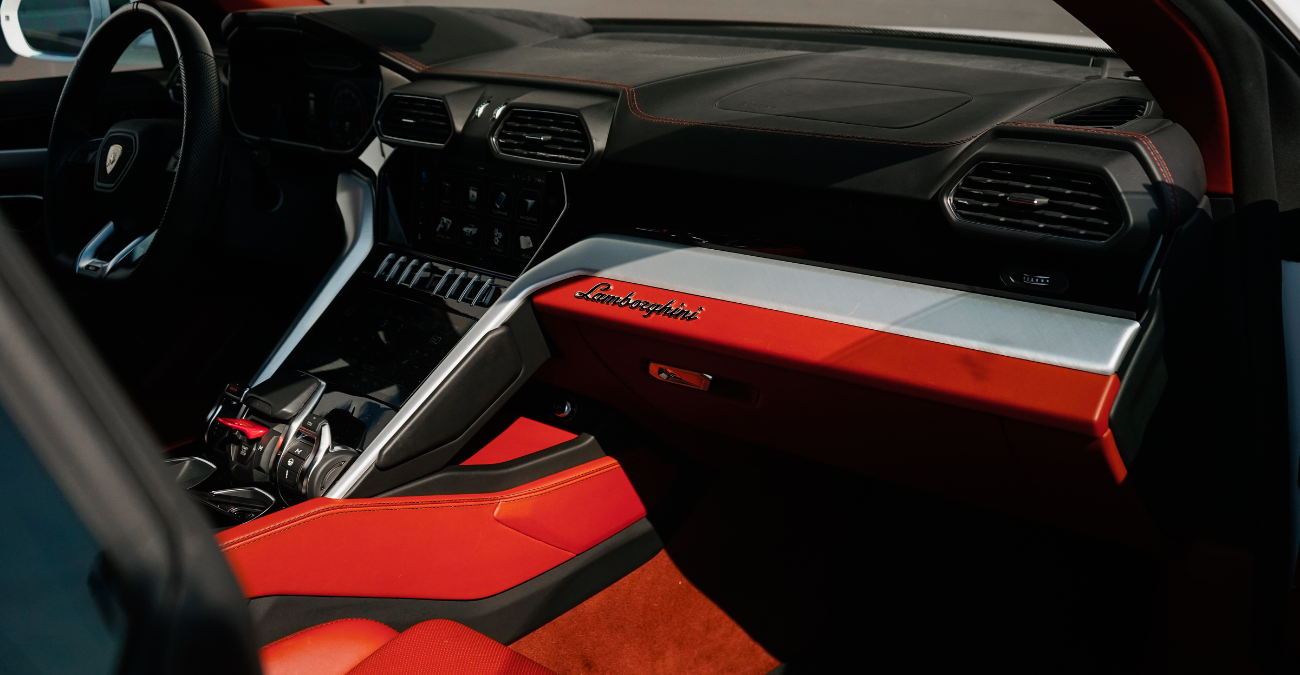 2020 Lamborghini Urus close-up detail shot SoCal