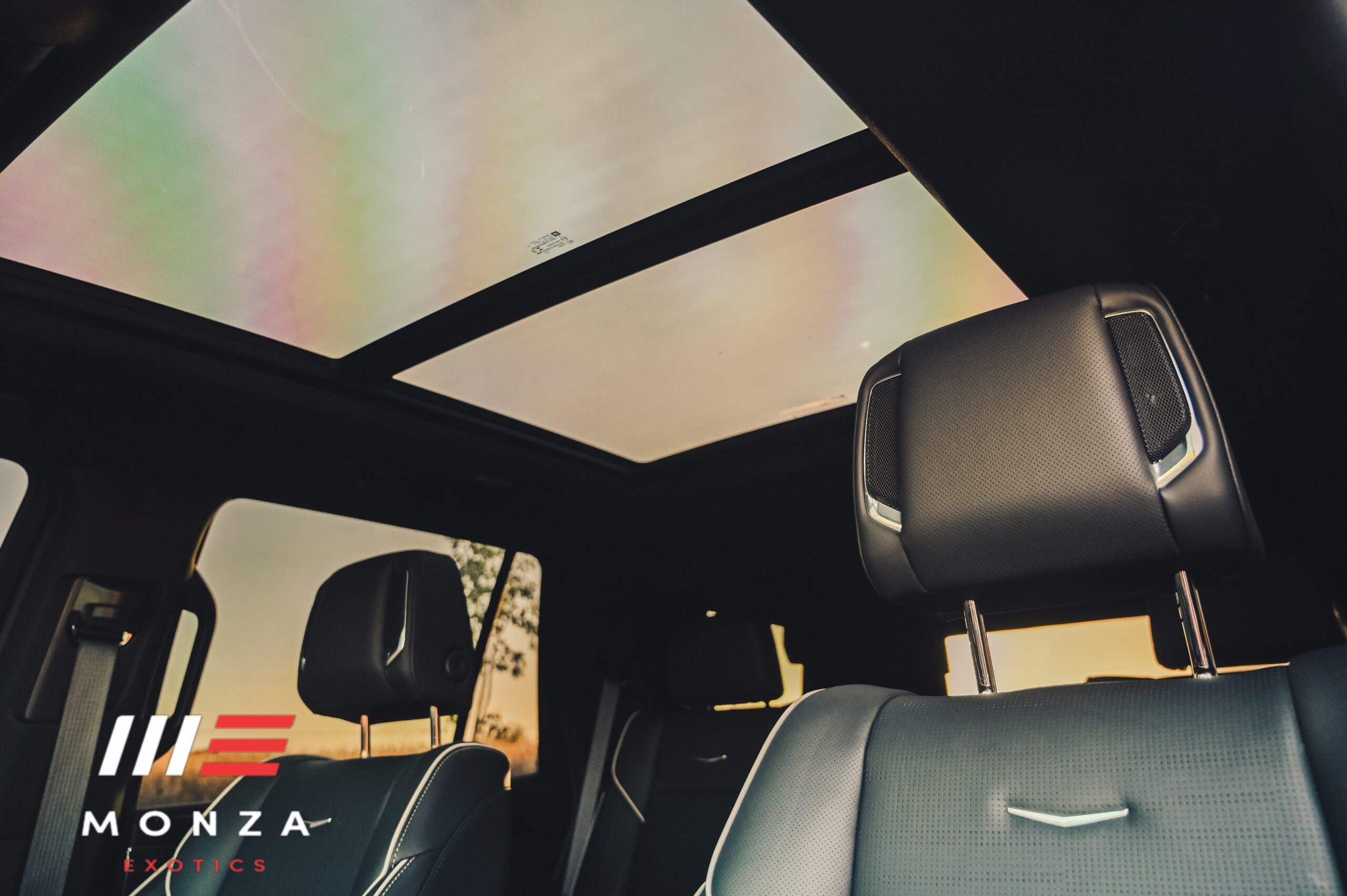 Cadillac Escalade Black interior cabin Irvine