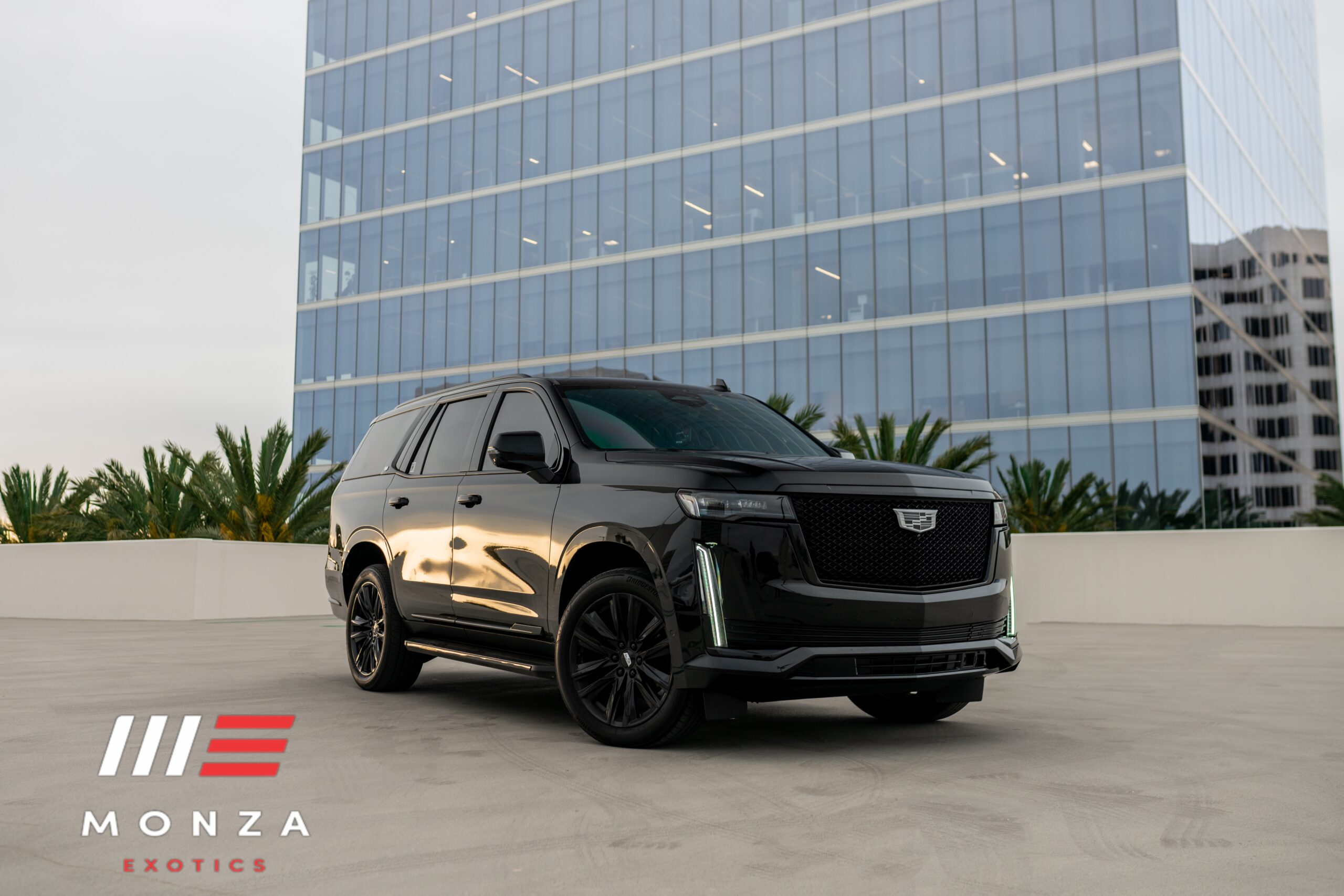2023 Cadillac Escalade headlight detail Black Beverly Hills