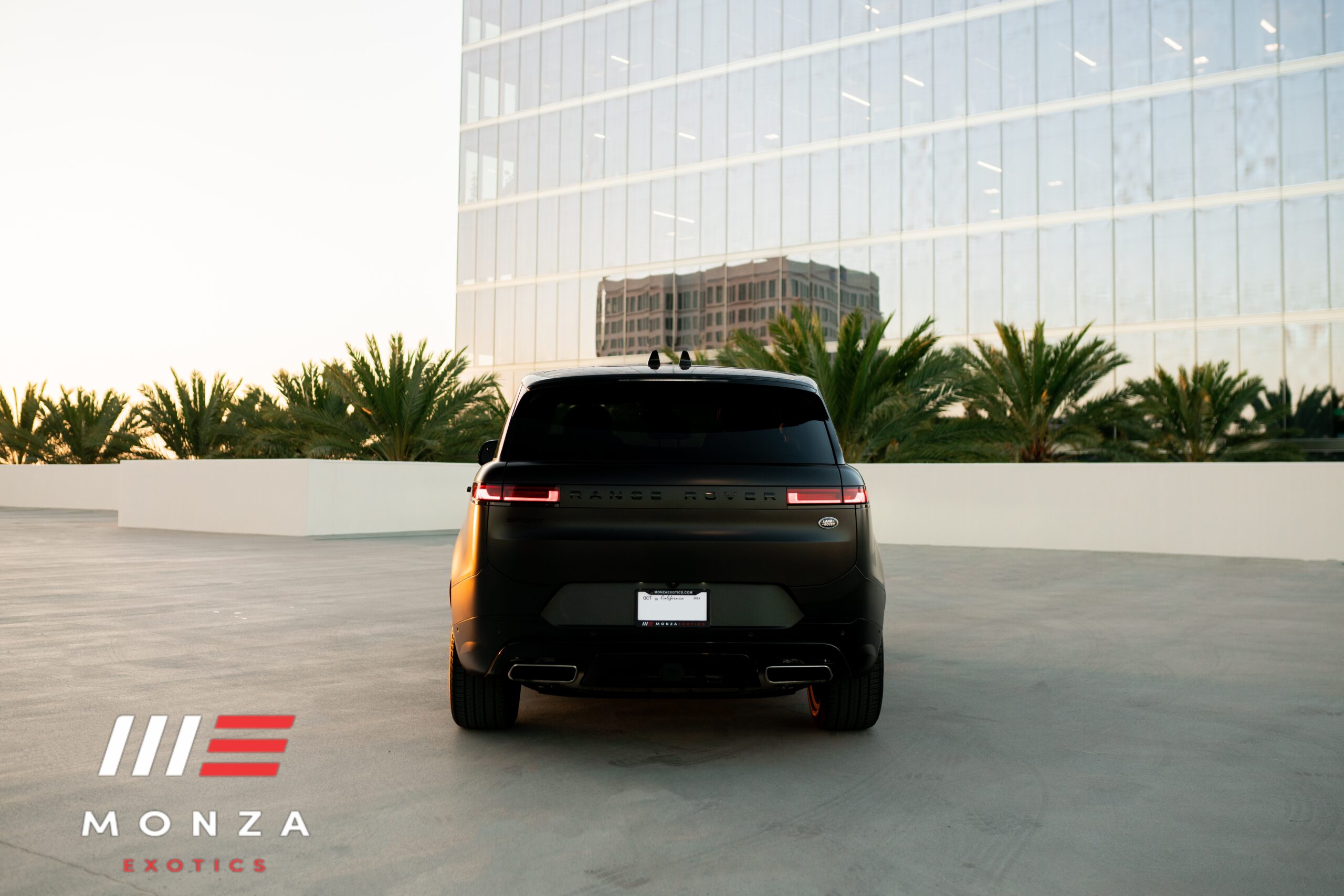 Land Rover Range Rover Sport cockpit dashboard exotic car rental Beverly Hills