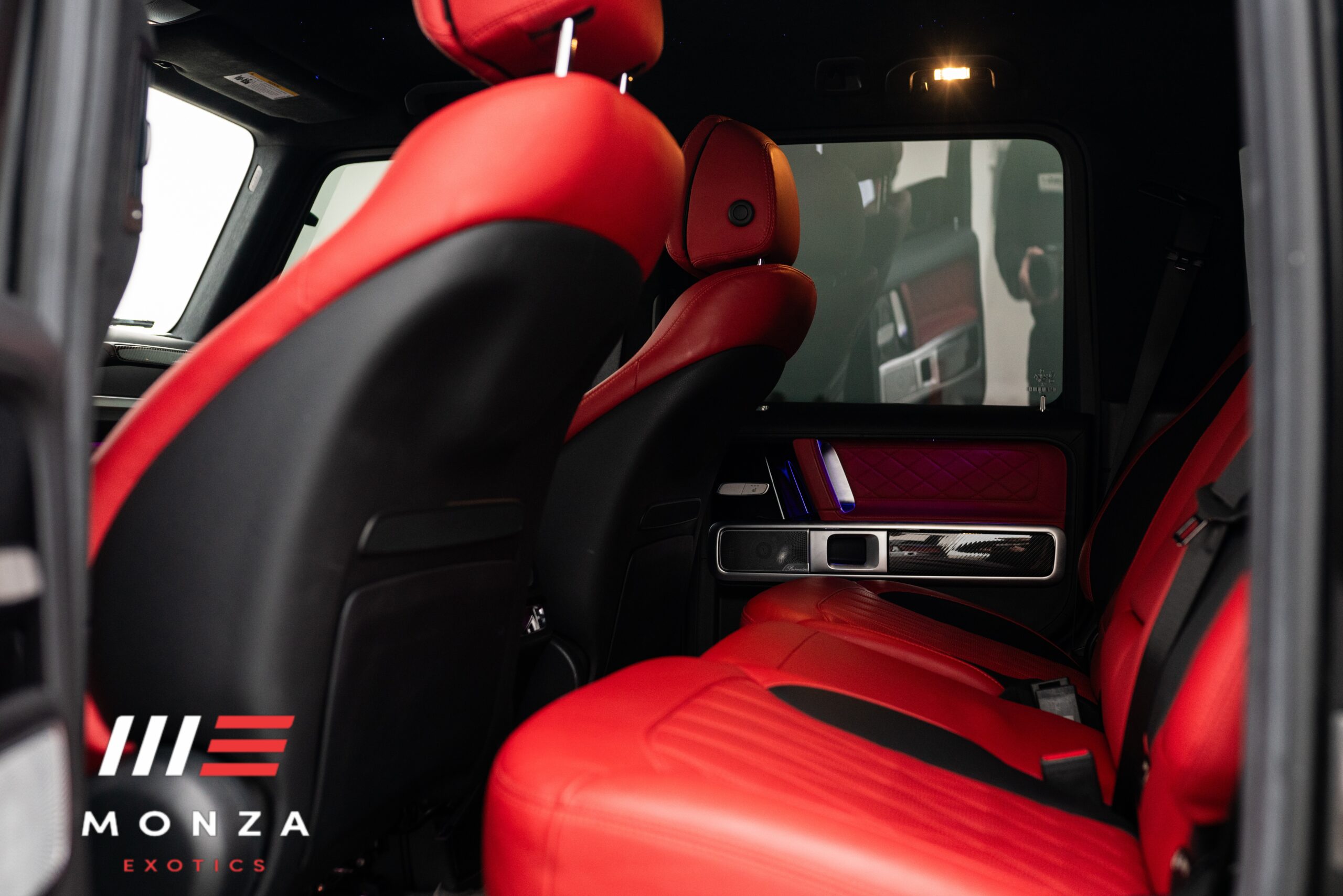 Mercedes-Benz G63 AMG Black close-up luxury SUV rental Newport Beach