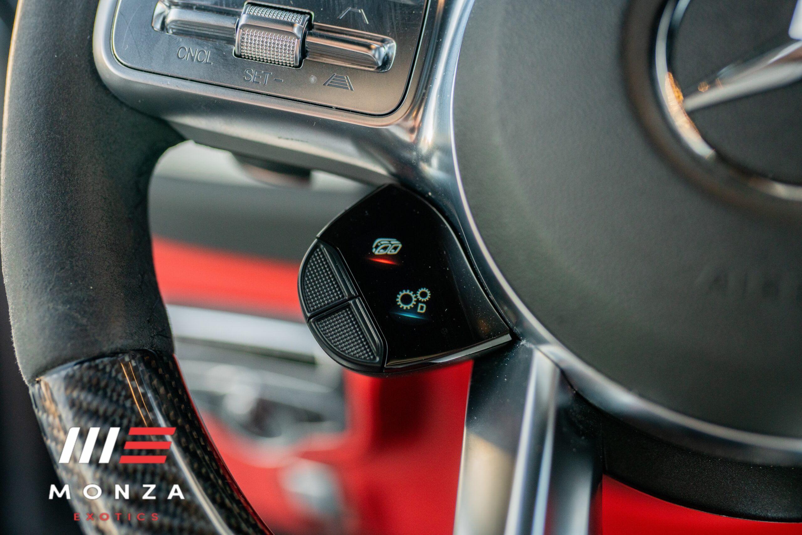 Mercedes-Benz G63 AMG cockpit dashboard exotic car rental Orange County