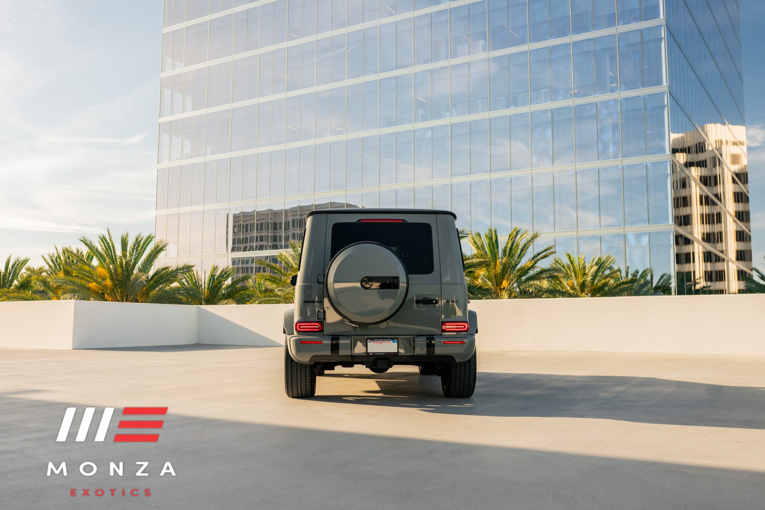 2023 Mercedes-Benz G63 AMG badge detail luxury SUV OC exotic rental