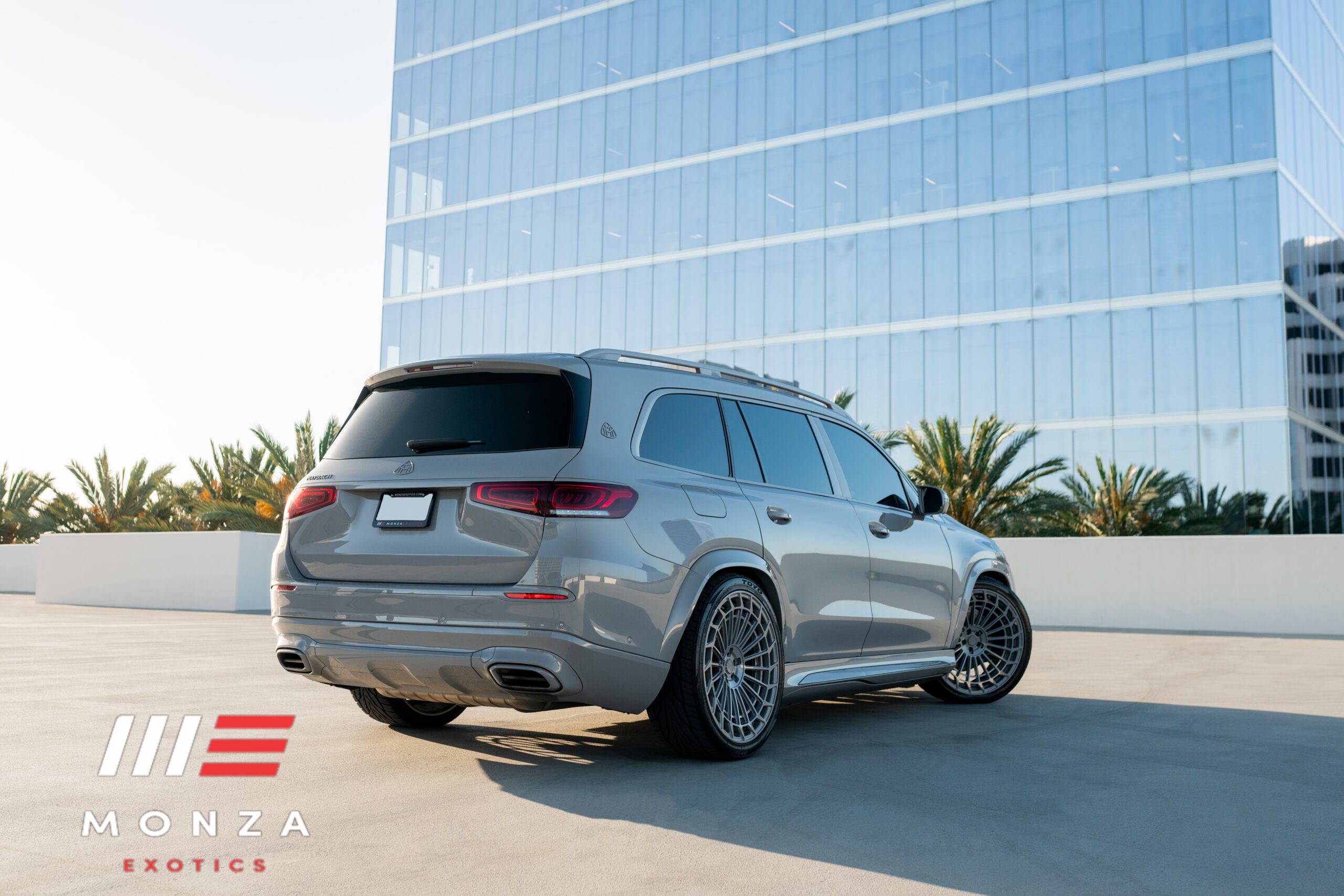 Mercedes-Benz Maybach GLS 600 Kim Kardashian Edition Grey at dusk Orange County