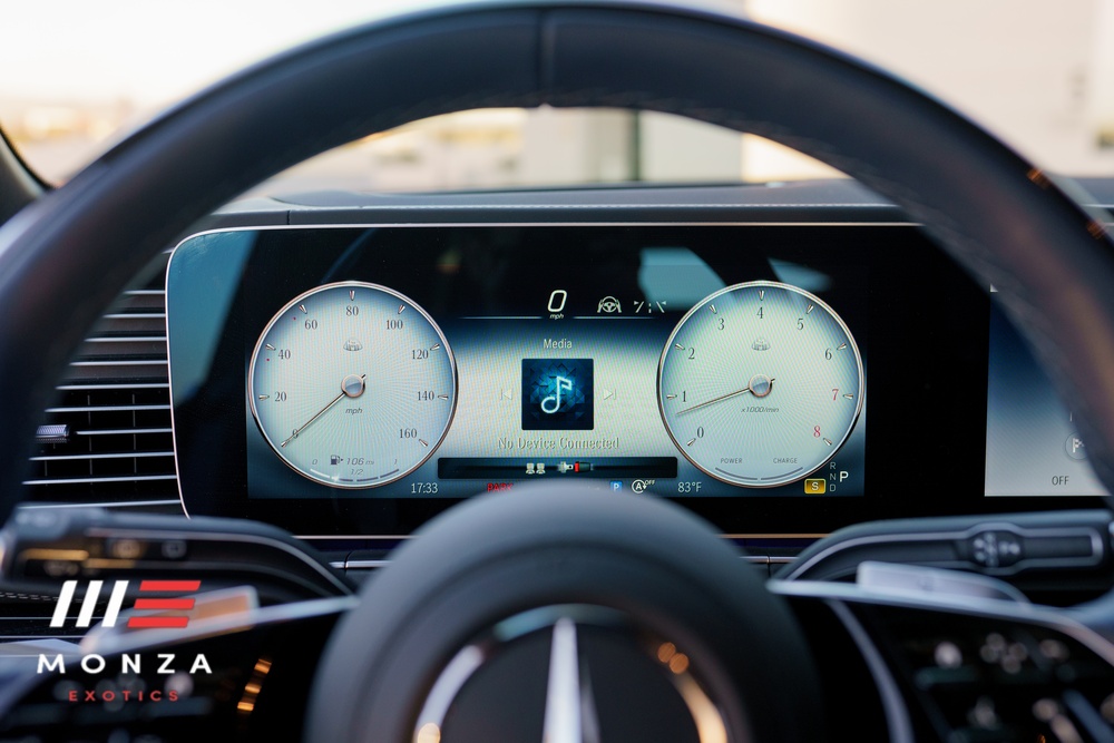 Mercedes-Benz Maybach GLS 600 2026 cockpit dashboard exotic car rental SoCal