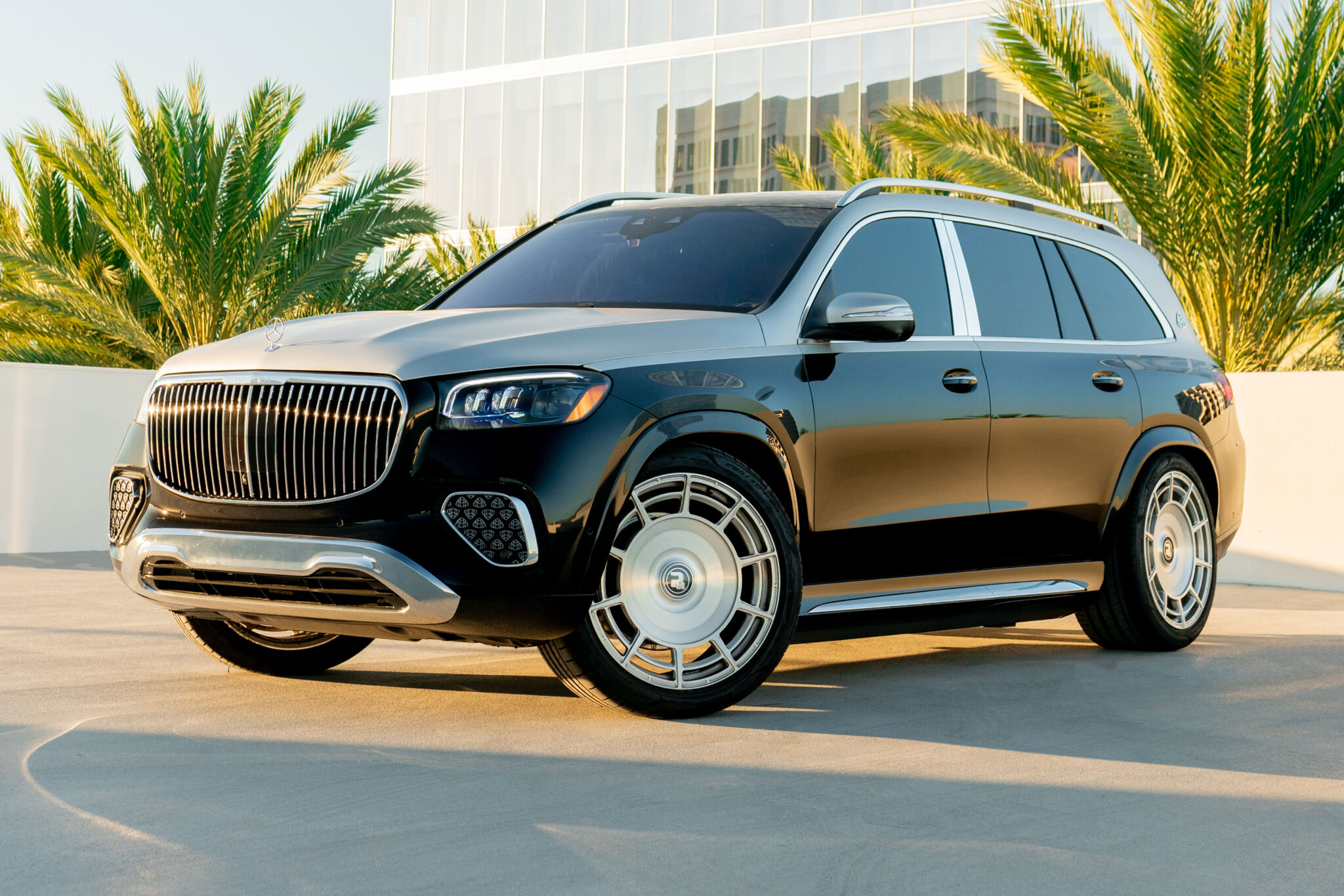 Black 2026 Mercedes-Benz Maybach GLS 600 2026 luxury SUV rental OC