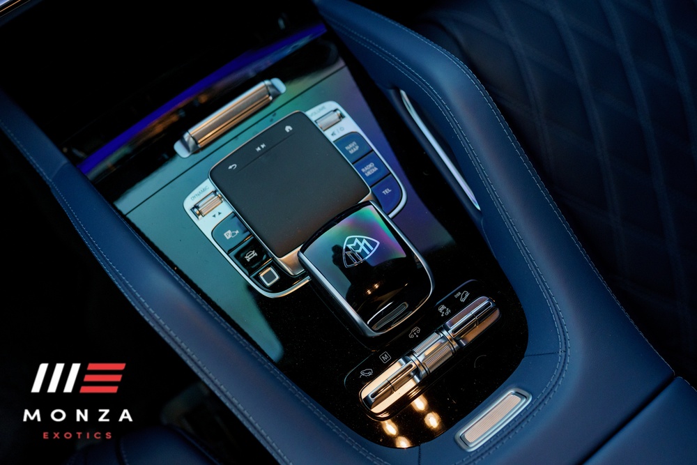 Mercedes-Benz Maybach GLS 600 2026 Black trunk view luxury rental Pacific Coast Highway exotic rental