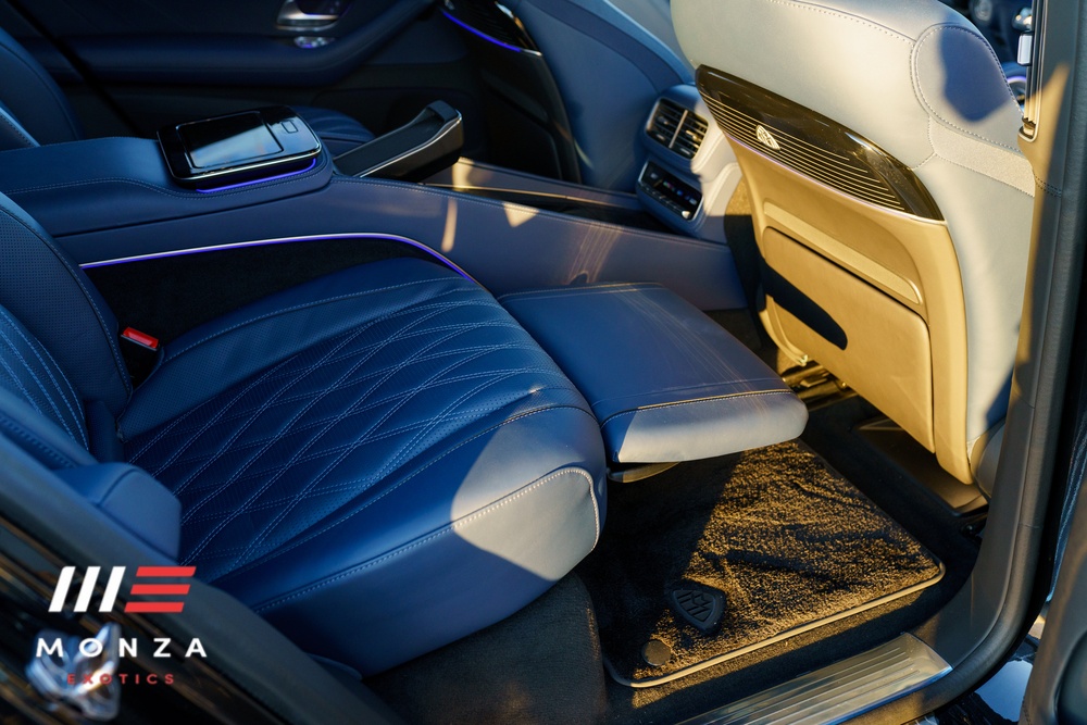 Mercedes-Benz Maybach GLS 600 2026 Black rear quarter view Los Angeles exotic rental