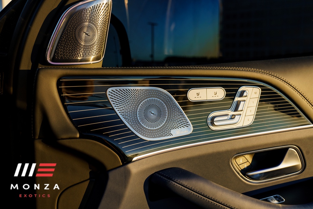 Mercedes-Benz Maybach GLS 600 2026 Black at dusk Orange County exotic rental