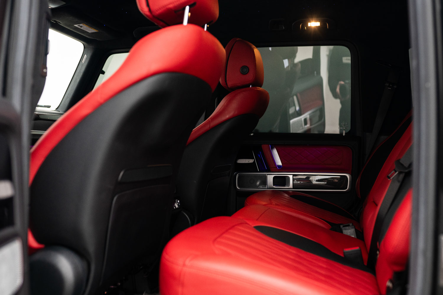 2023 Mercedes-Benz G63 AMG badge detail luxury SUV OC luxury rental