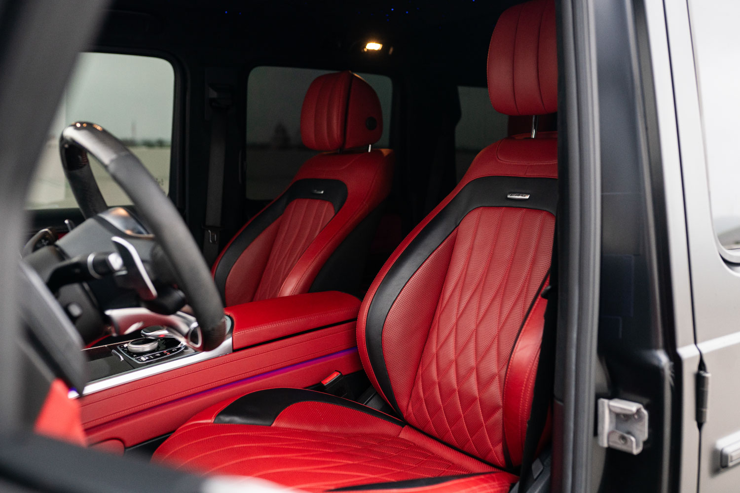 Mercedes-Benz G63 AMG Matte Gold rear quarter view Los Angeles