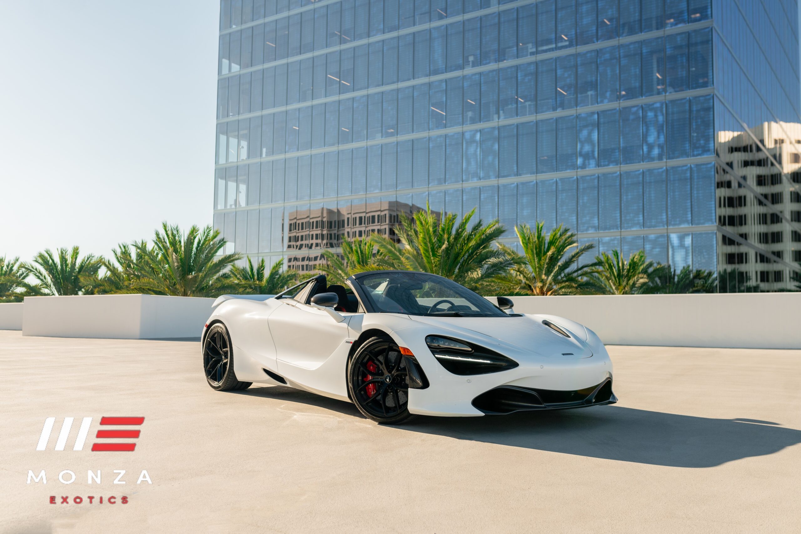 2020 McLaren 720S Spyder badge detail supercar OC exotic rental