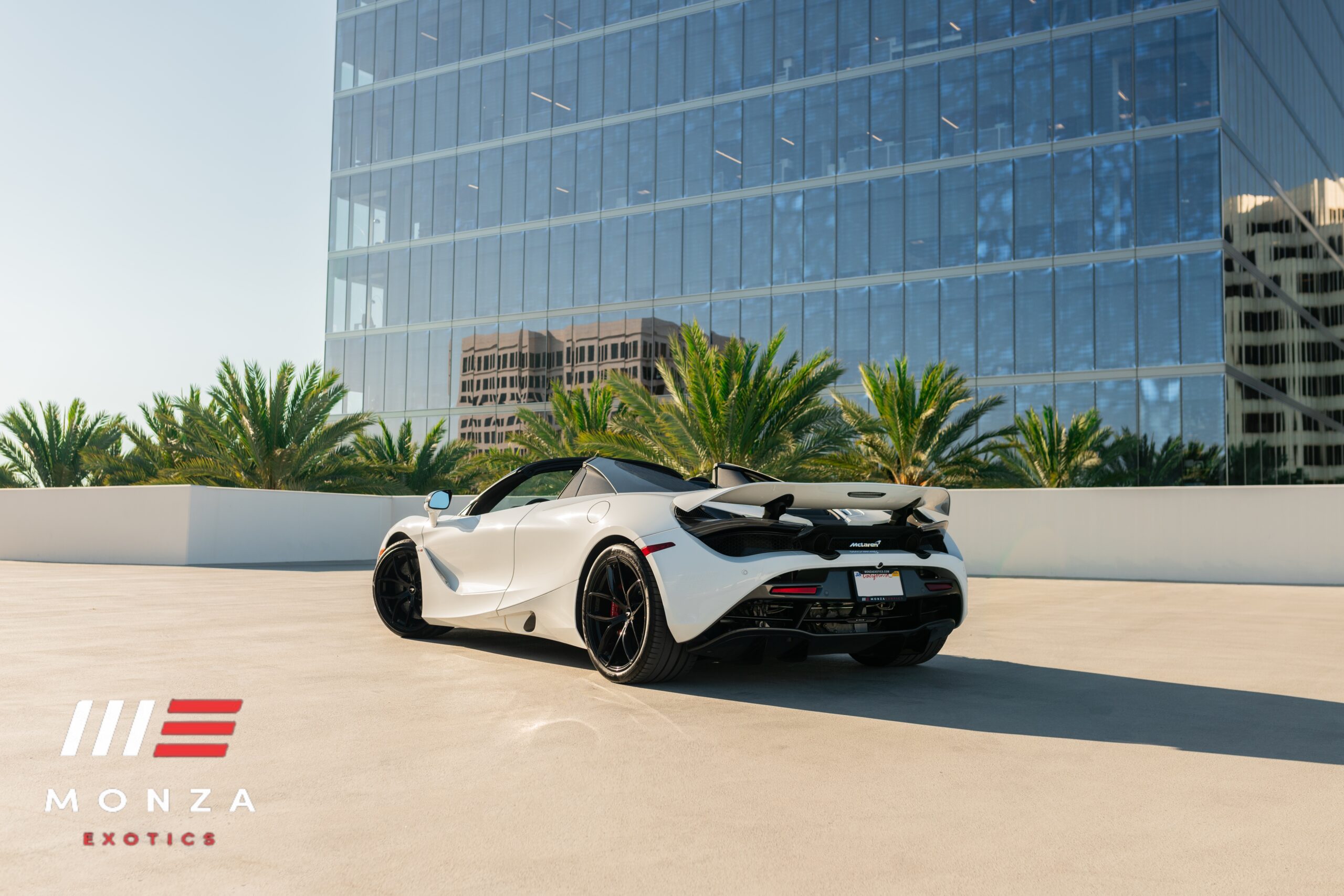 2020 McLaren 720S Spyder White supercar Beverly Hills