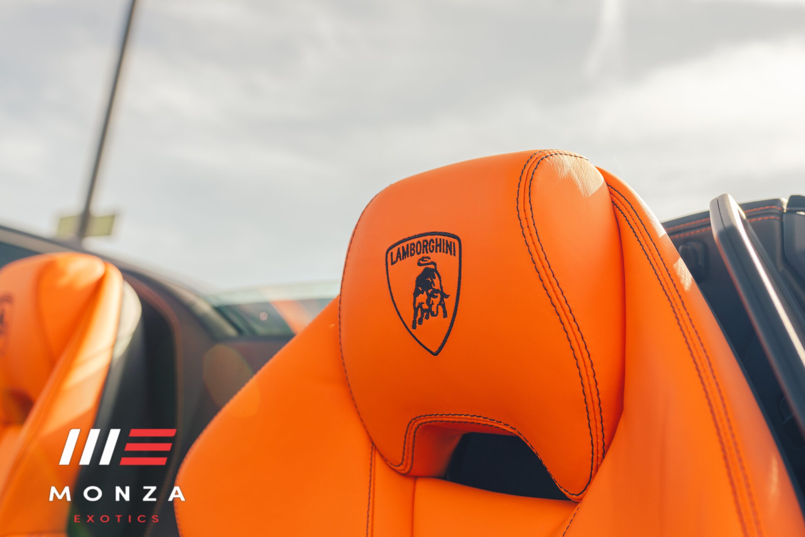 Lamborghini Huracán Evo Spyder Blue rear quarter view Los Angeles