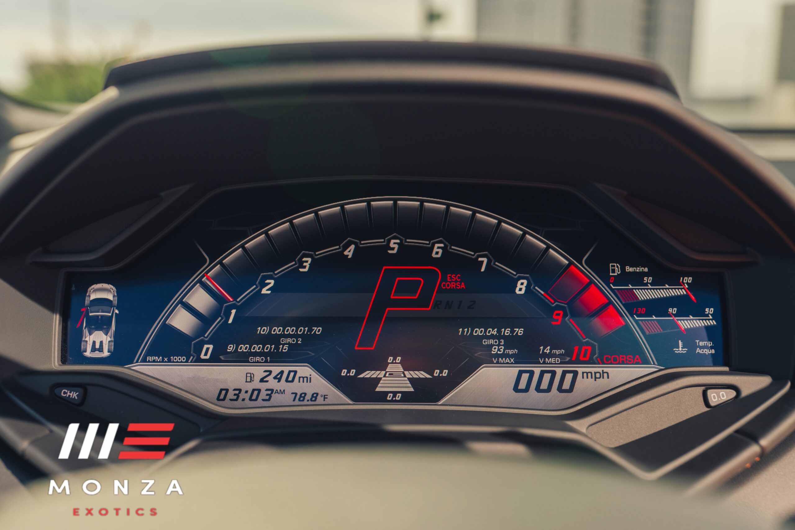 Lamborghini Huracán Evo Spyder Blue brake caliper detail Beverly Hills