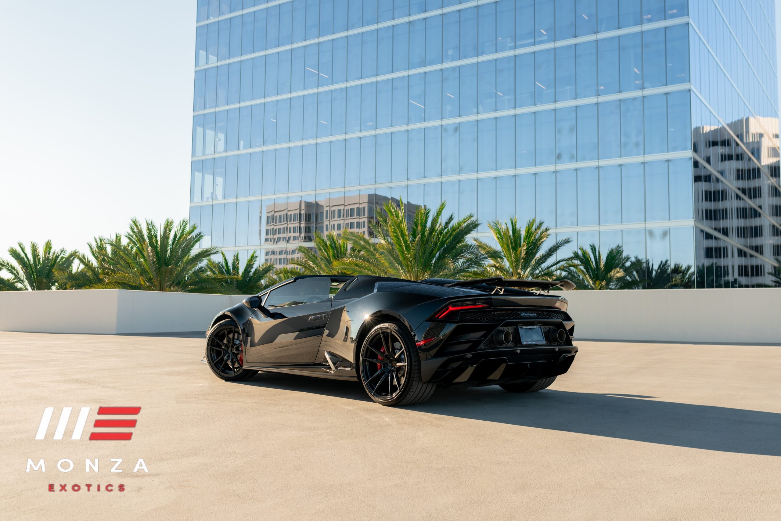 2022 Lamborghini Huracán Evo Spyder headlight detail Black Beverly Hills