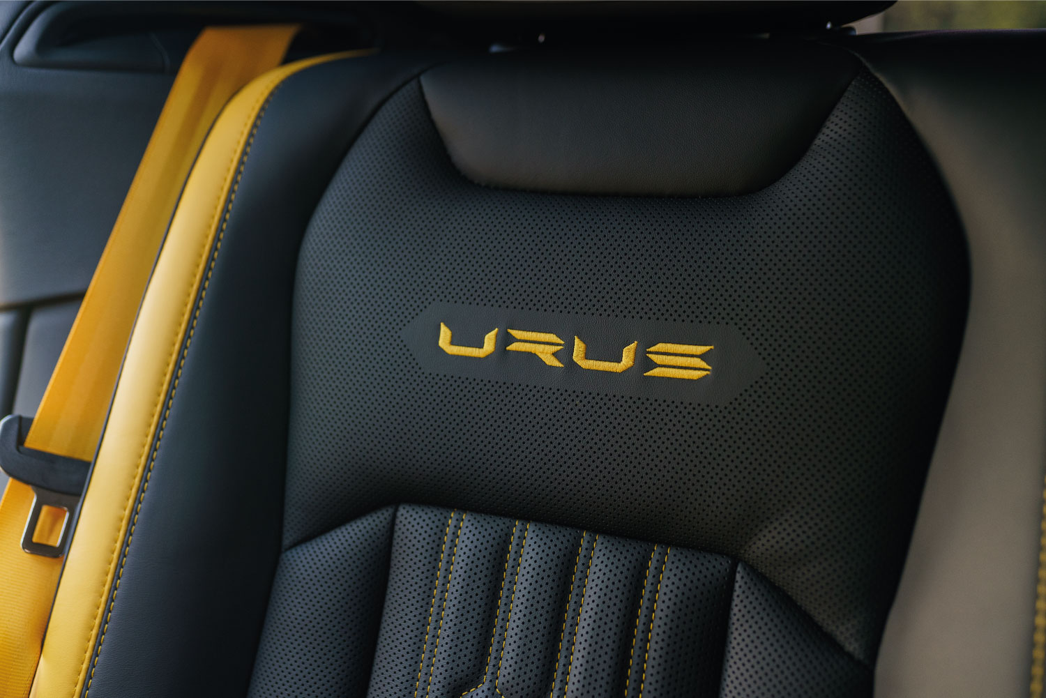 Lamborghini Urus S Black close-up luxury SUV rental Newport Beach