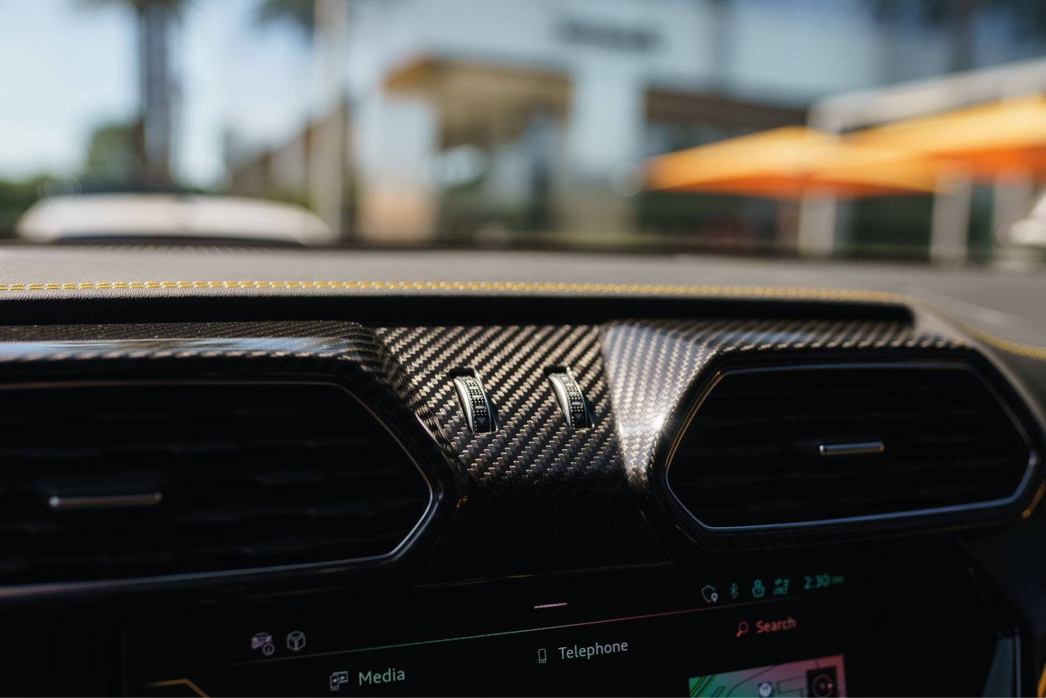 2024 Lamborghini Urus S front three-quarter Black SoCal exotic rental