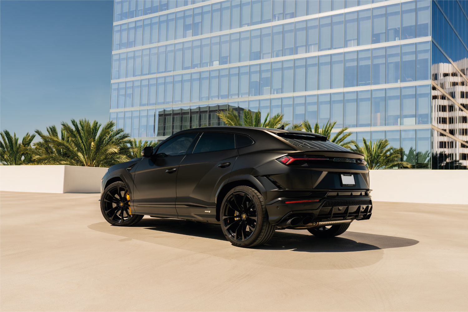 2024 Lamborghini Urus S badge detail luxury SUV OC exotic rental