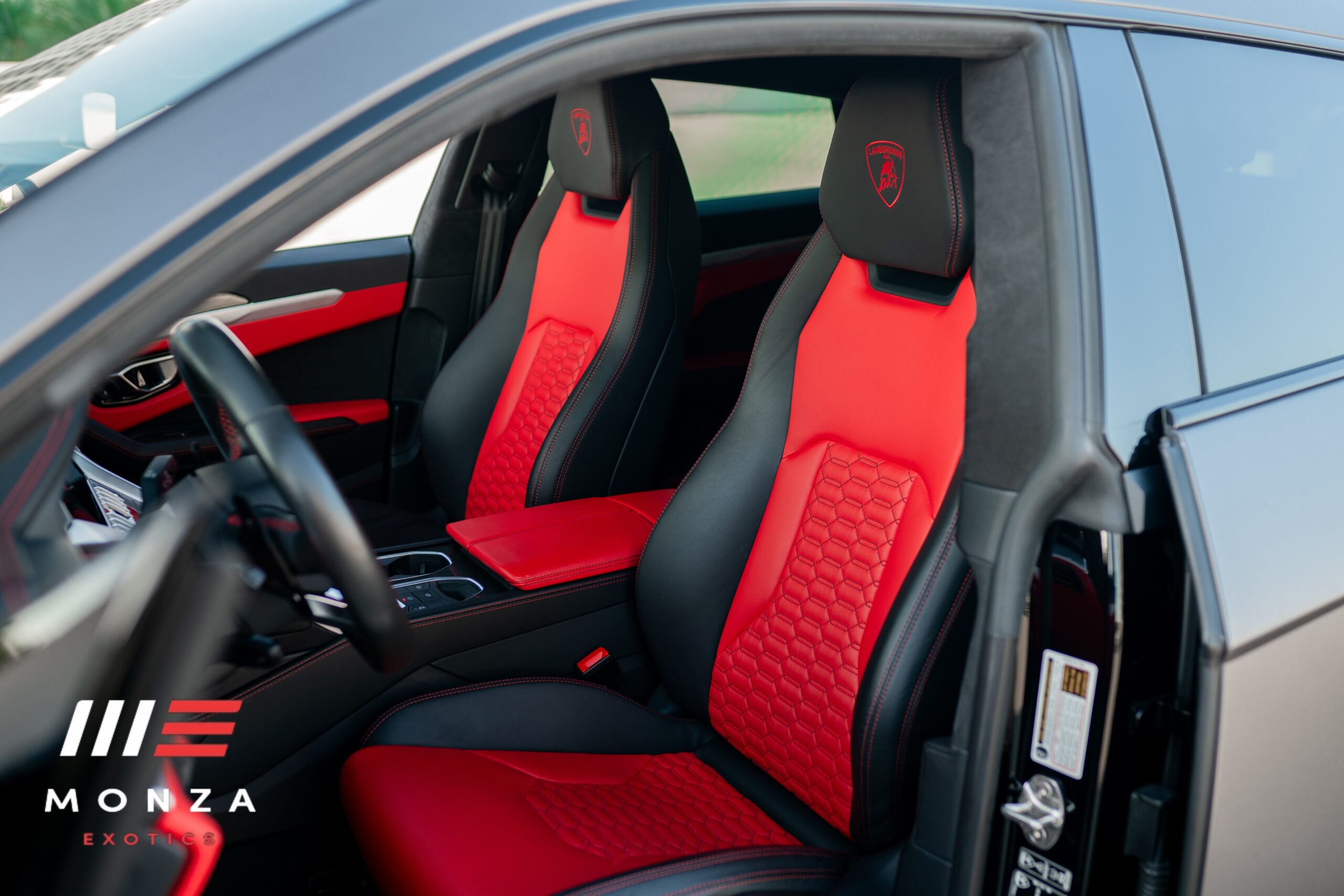 Lamborghini Urus Widebody Black at dusk Orange County