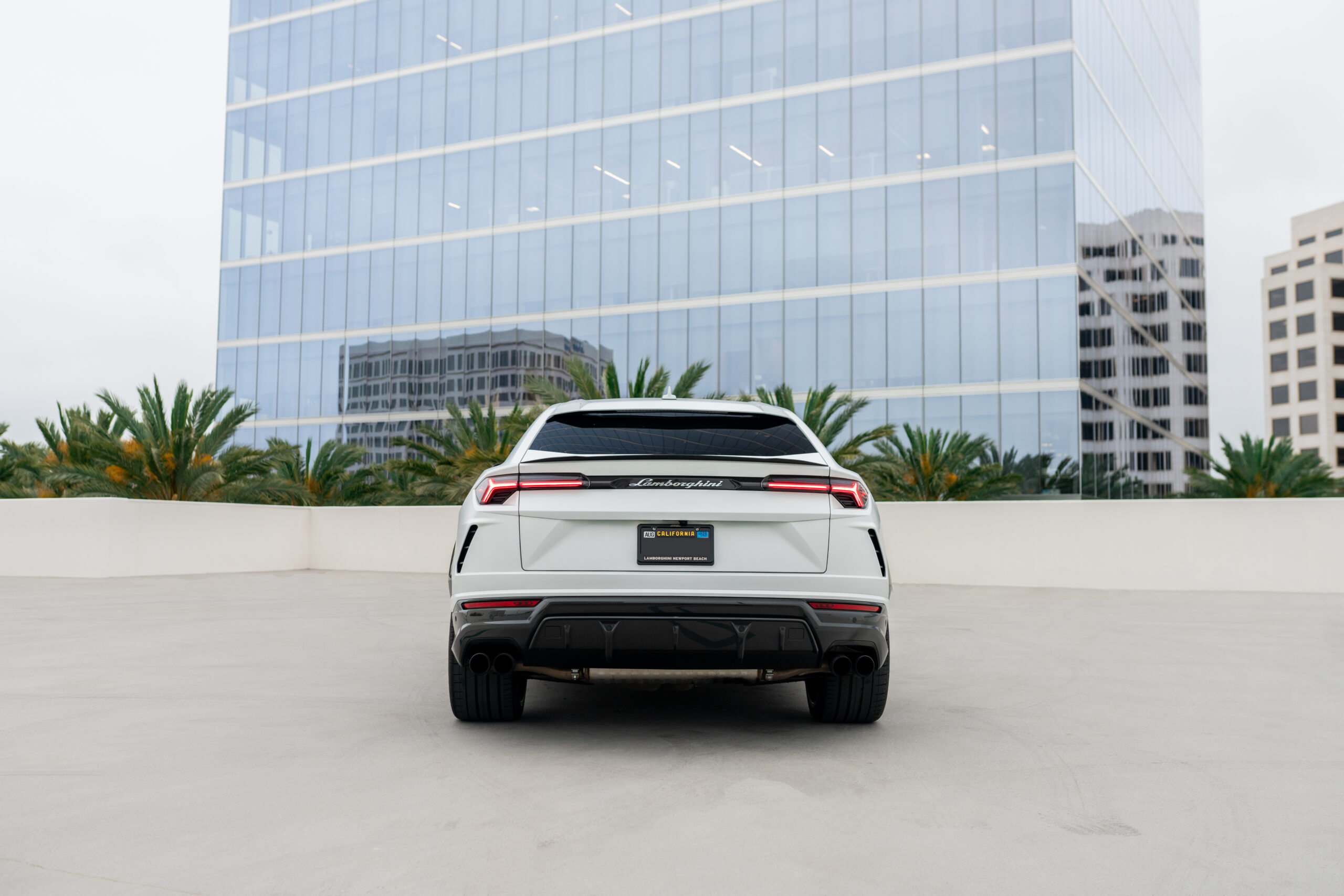 2023 Lamborghini Urus Matte White luxury SUV Beverly Hills exotic rental