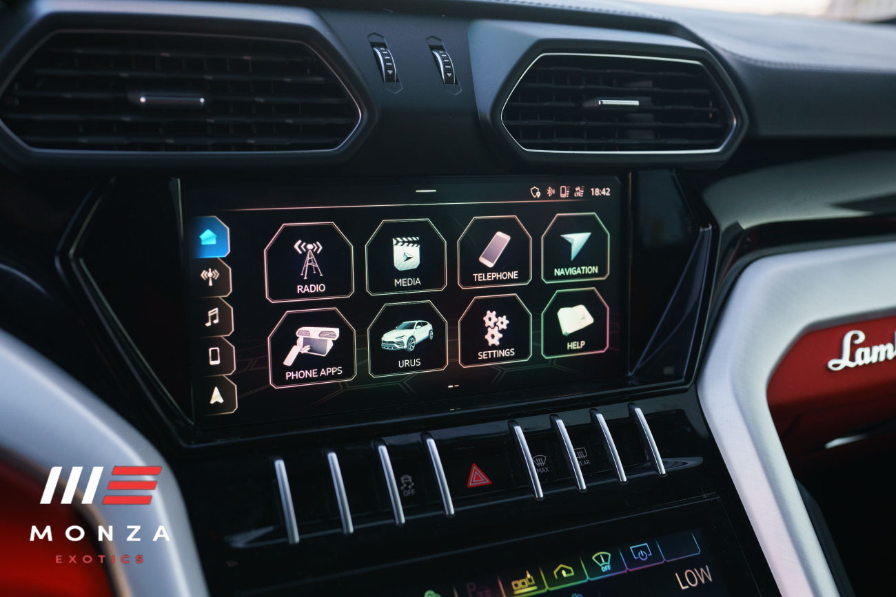 2023 Lamborghini Urus badge detail luxury SUV OC exotic rental