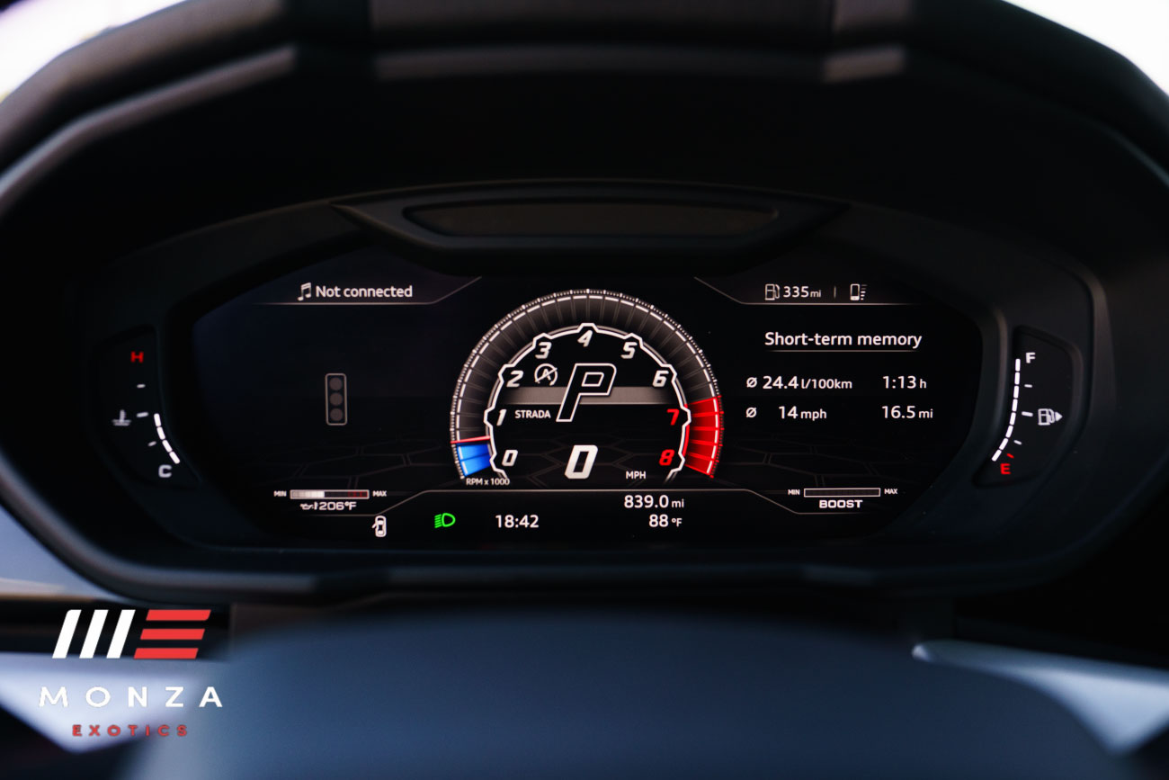 Lamborghini Urus Silver at dusk Orange County