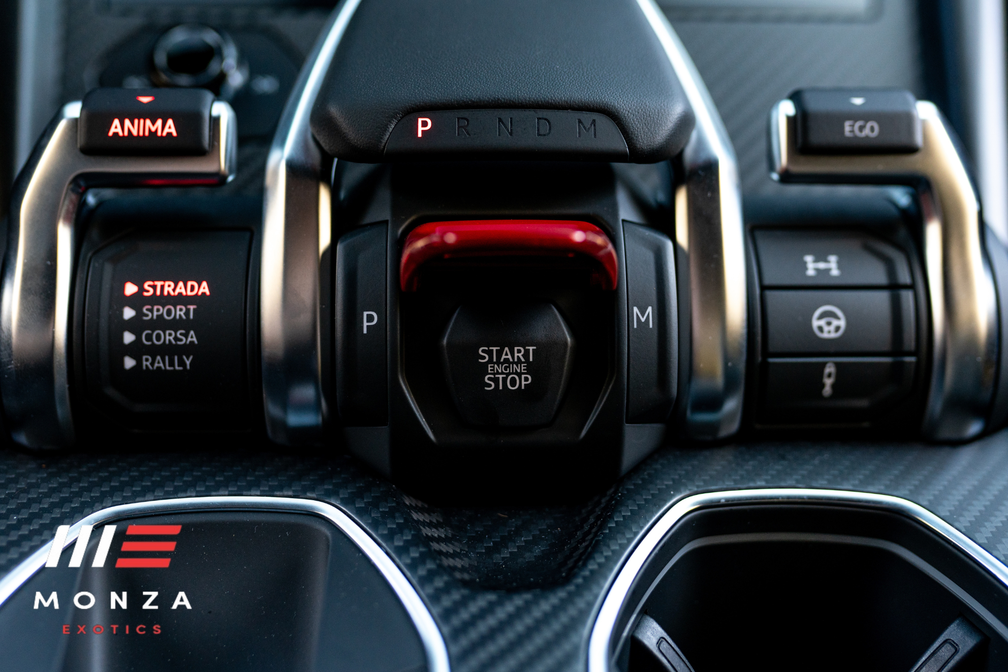 Lamborghini Urus Performante Yellow at dusk Orange County