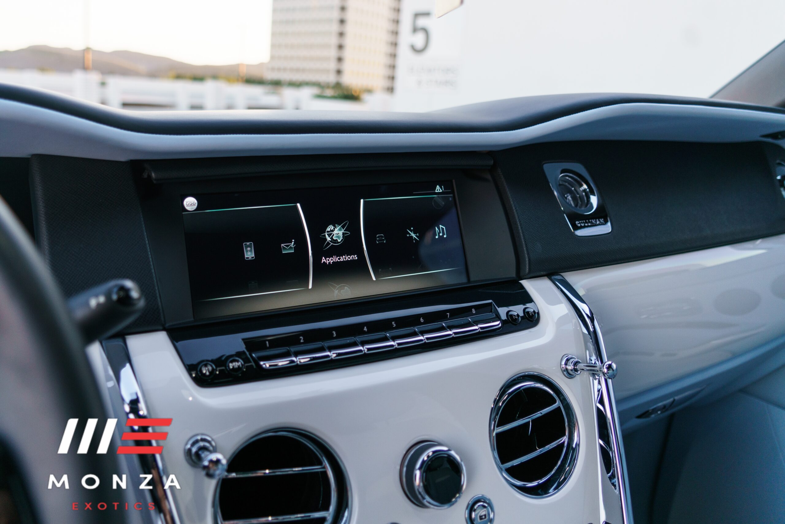 2024 Rolls Royce Cullinan luxury interior Light Blue / White Newport Beach