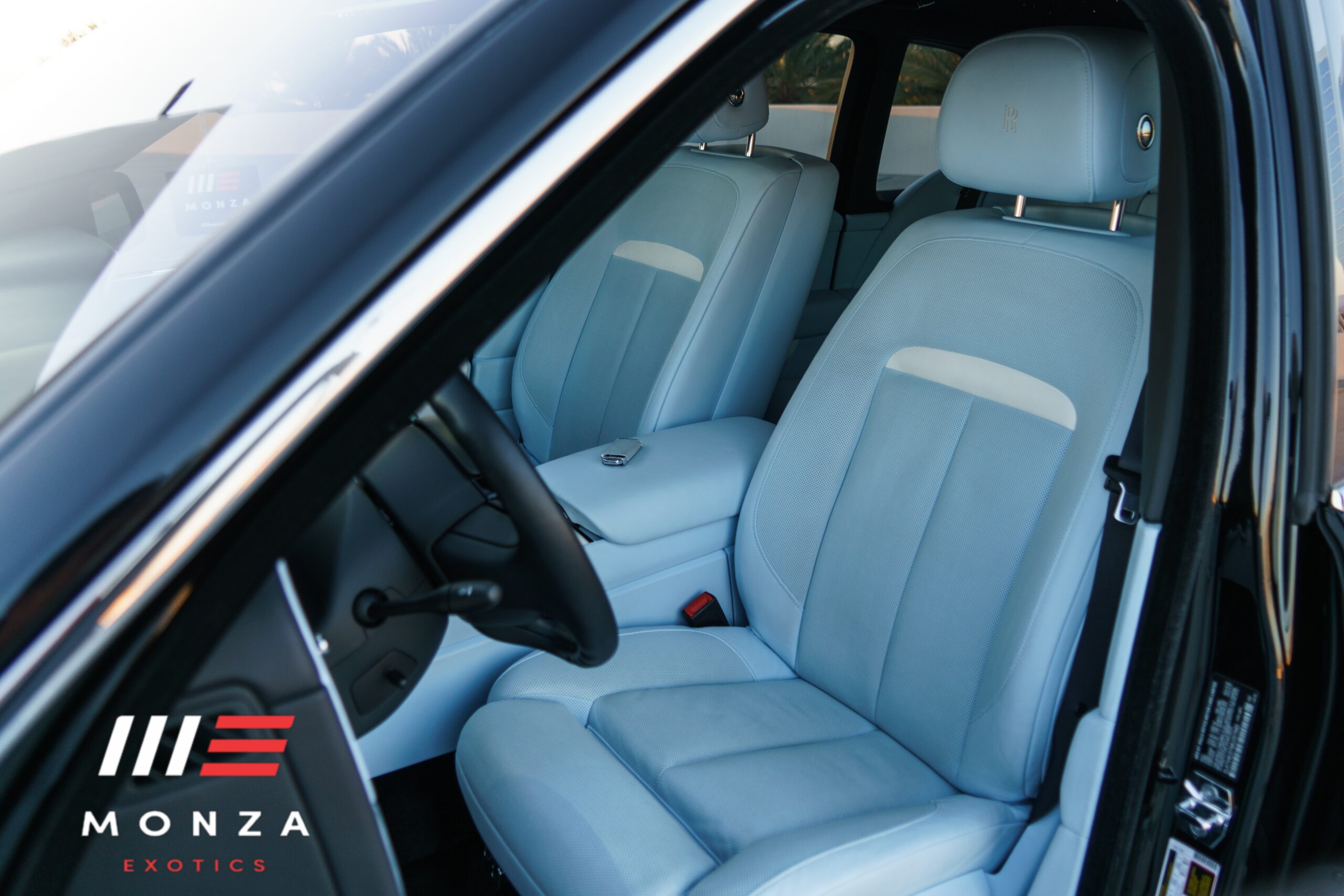 2024 Rolls Royce Cullinan headlight detail Black Beverly Hills