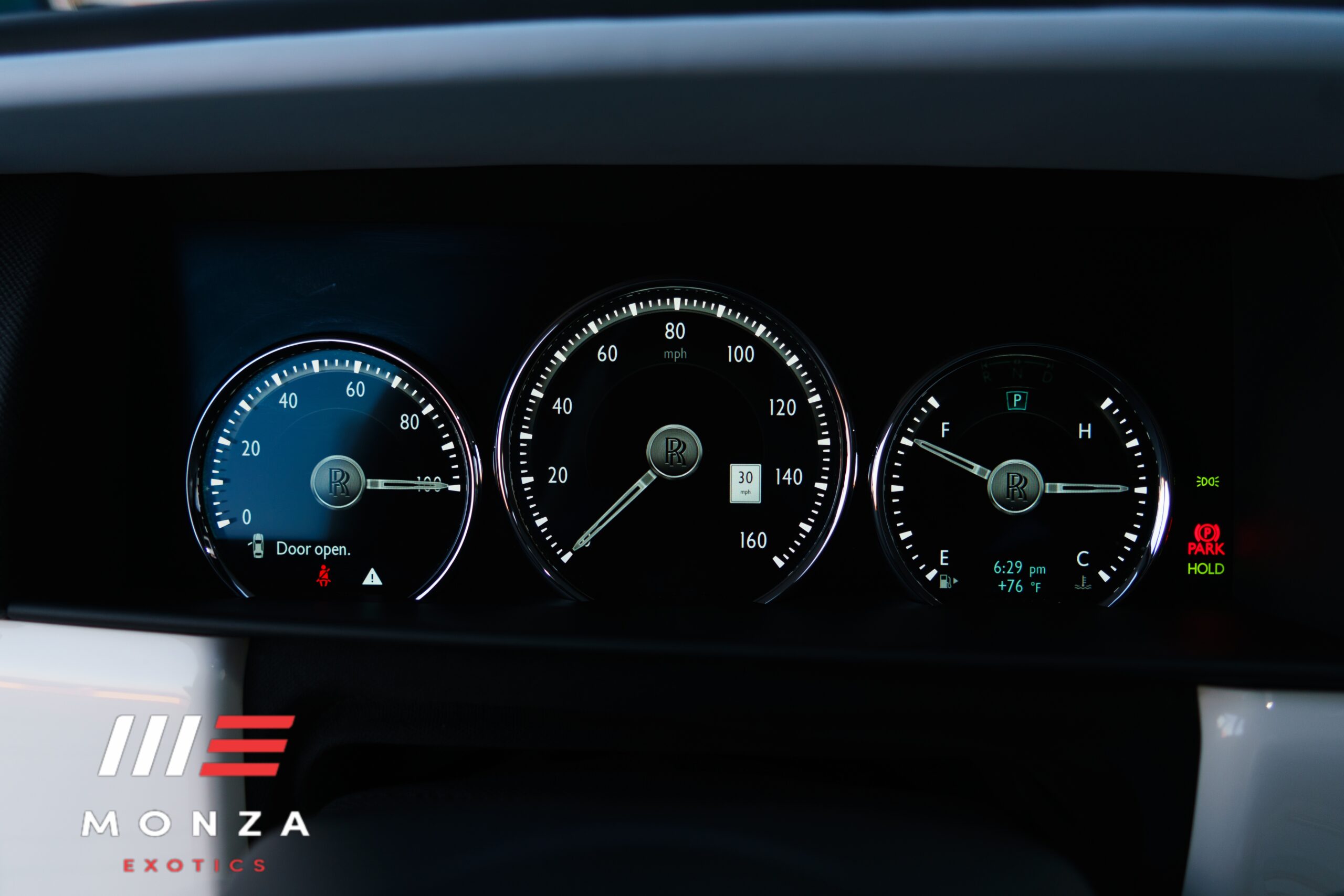 Rolls Royce Cullinan cockpit dashboard exotic car rental Irvine