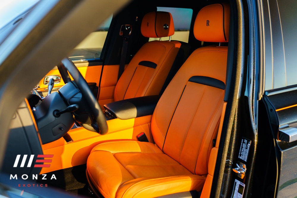 2024 Rolls Royce Cullinan Black Badge Black luxury SUV Beverly Hills