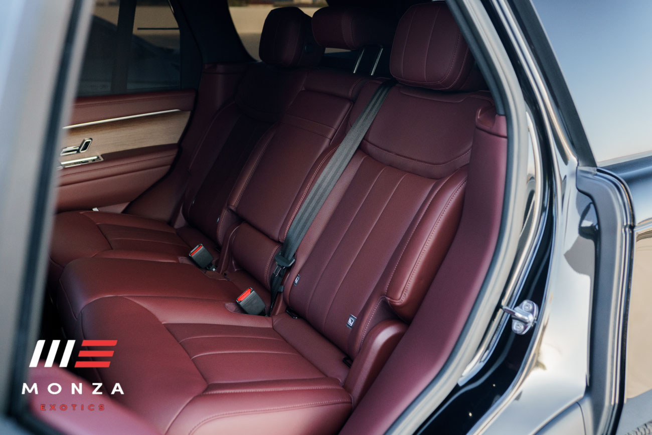 Land Rover Range Rover P400 SE cockpit dashboard exotic car rental Beverly Hills