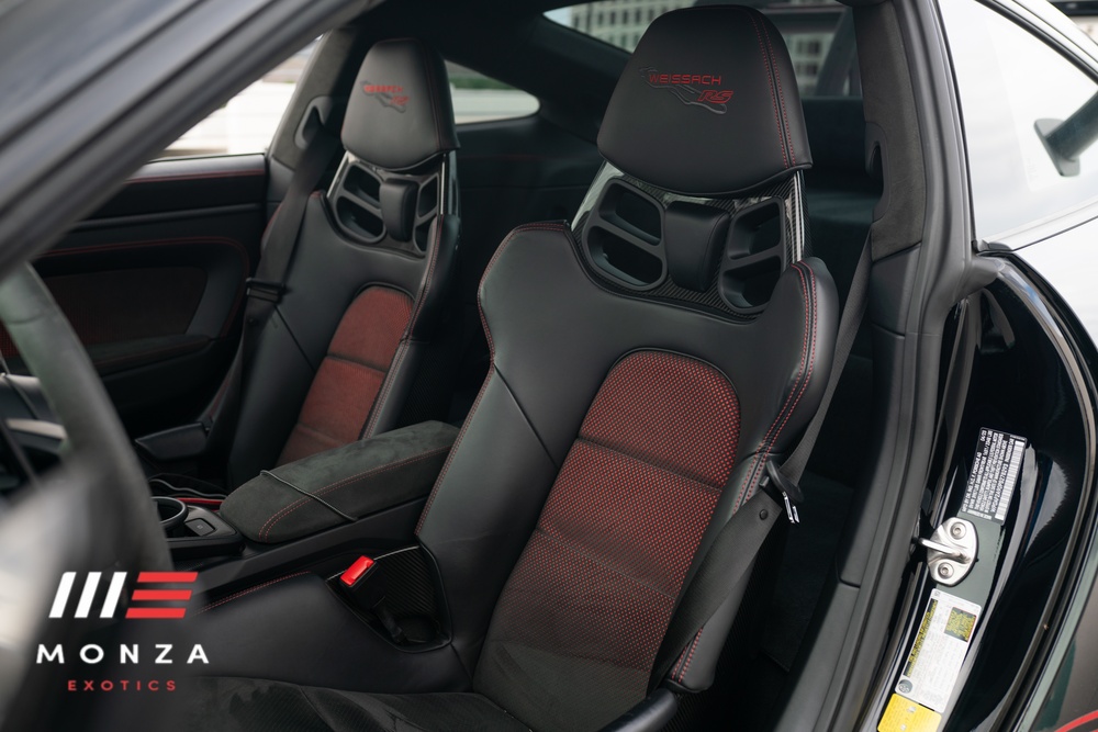 2024 Porsche 911 GT3 RS driver cockpit Black seats Pacific Coast Highway