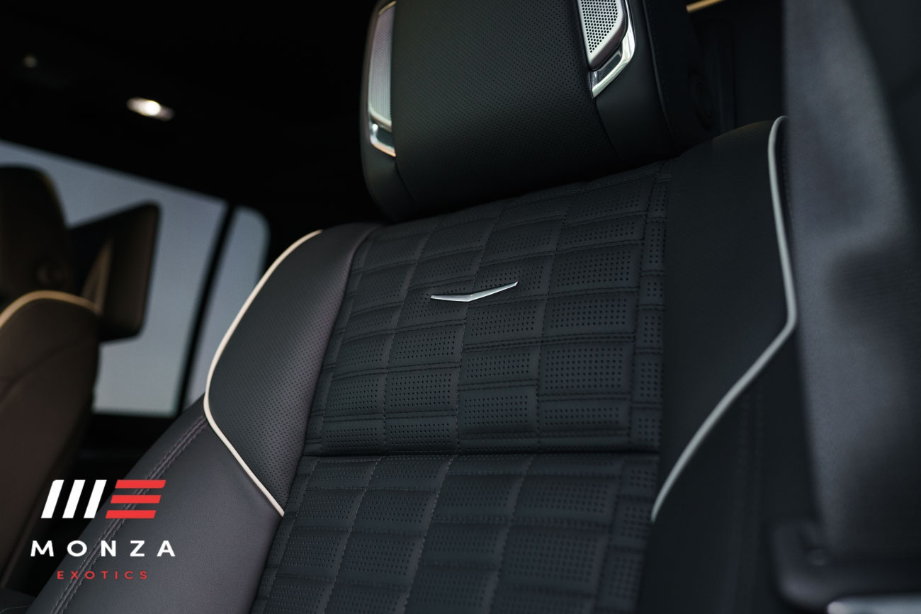 2025 Cadillac Escalade Platinum Sport front three-quarter Black SoCal