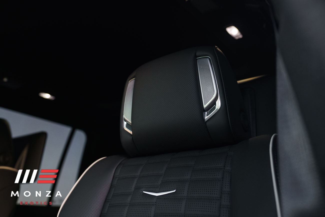 Cadillac Escalade Platinum Sport Black rear quarter view Los Angeles