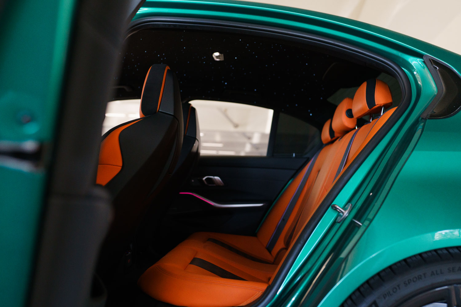 2024 BMW M3 Competition engine bay luxury sedan Southern California