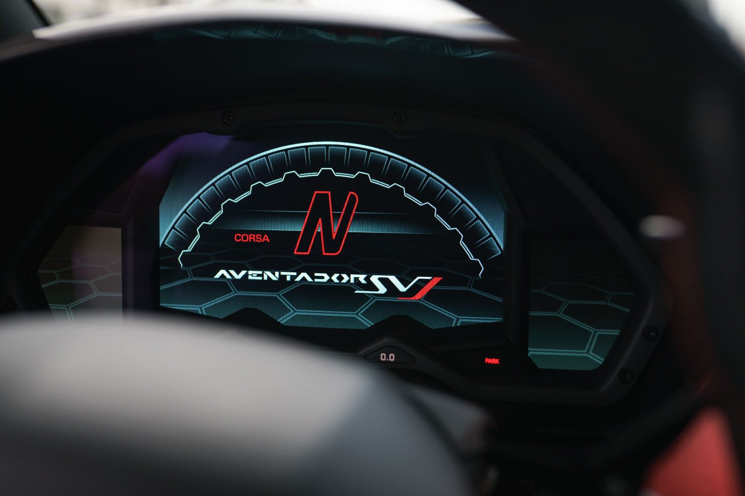 2019 Lamborghini Aventador SVJ Coupe engine bay hypercar Southern California