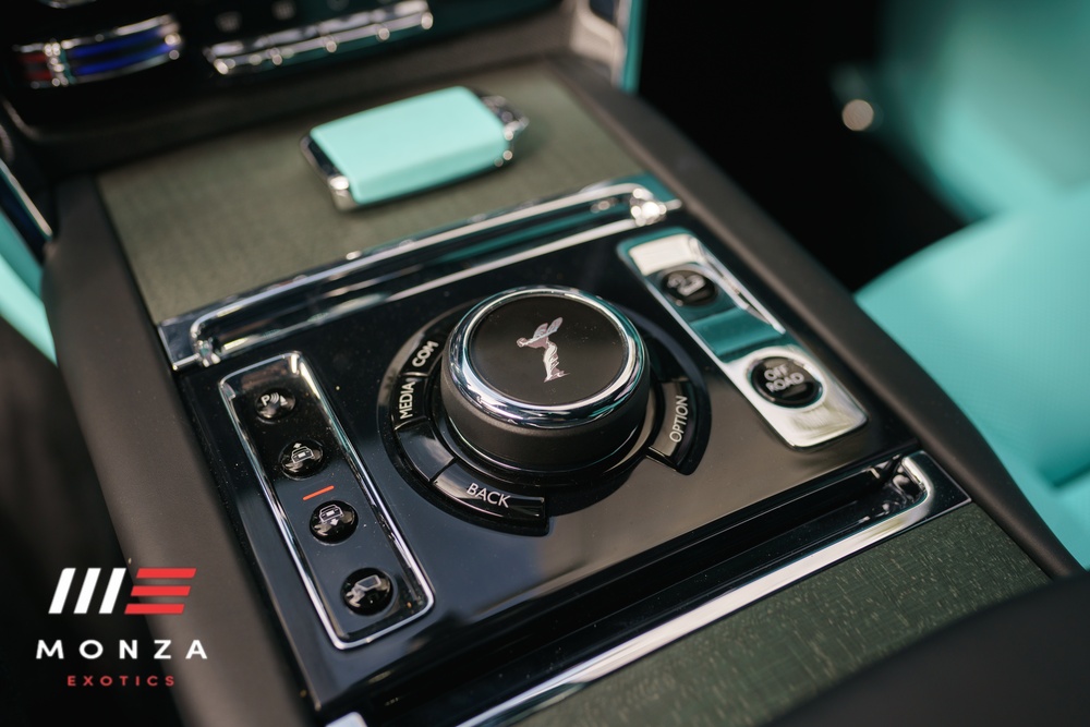 Rolls-Royce Cullinan rear view White luxury SUV San Diego