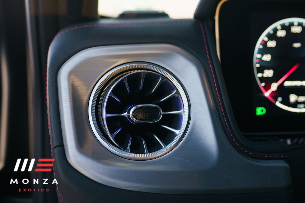 Mercedes-Benz Brabus G800 Red interior cabin Newport Beach