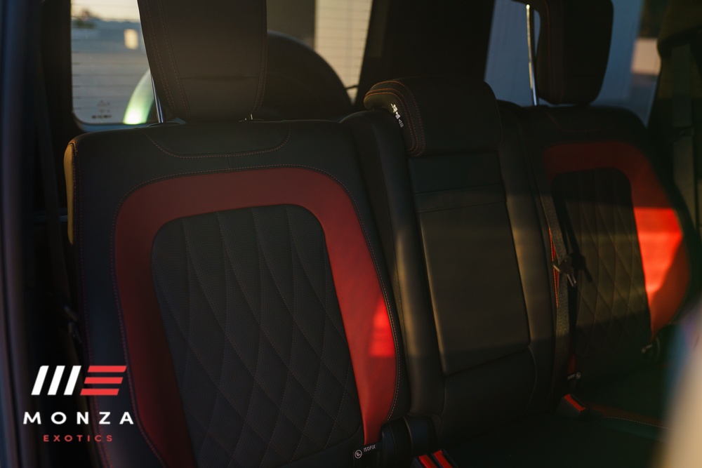 Mercedes-Benz Brabus G800 Black rear quarter view Los Angeles exotic rental