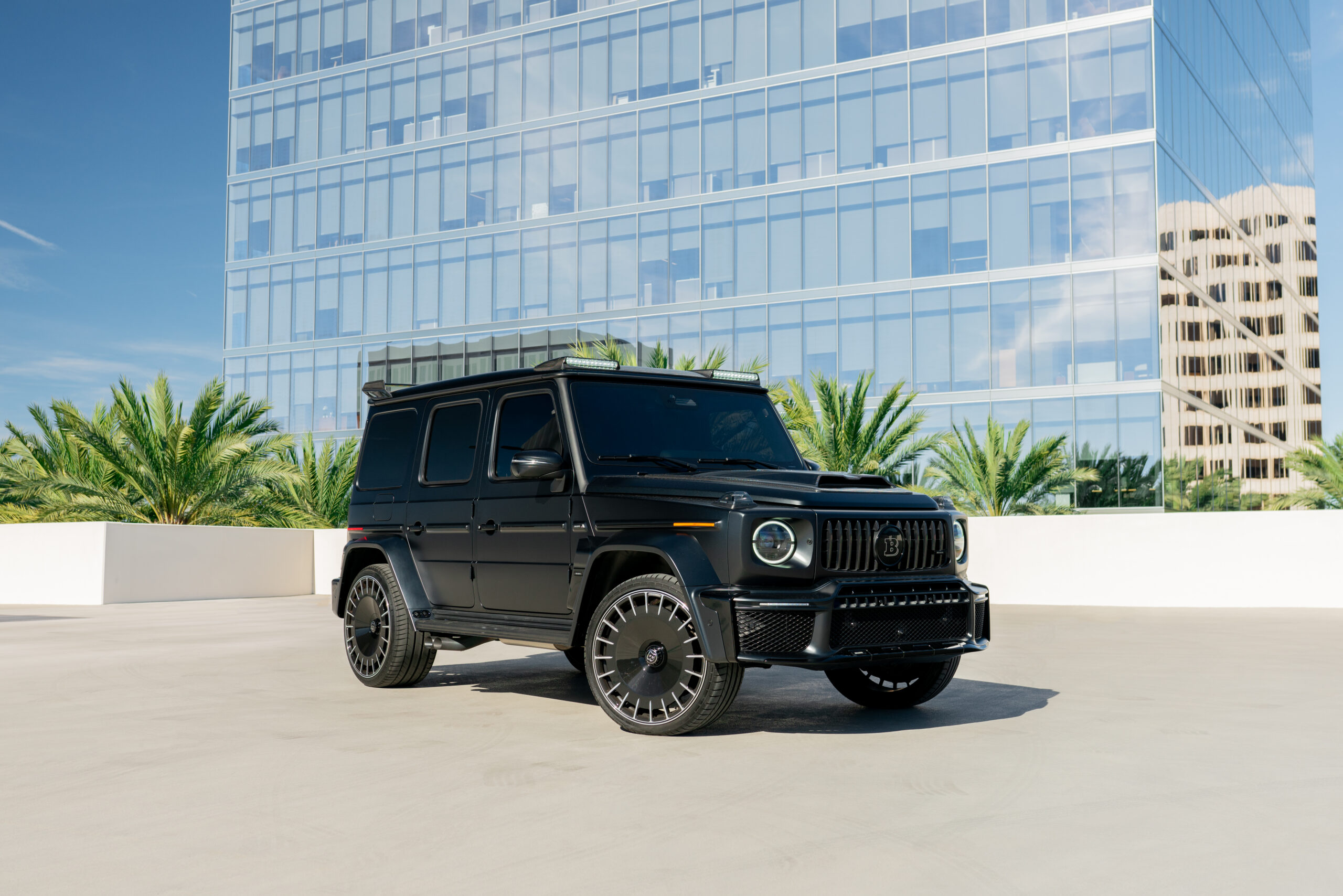 2024 Mercedes-Benz Brabus G800 Black luxury SUV Beverly Hills exotic rental