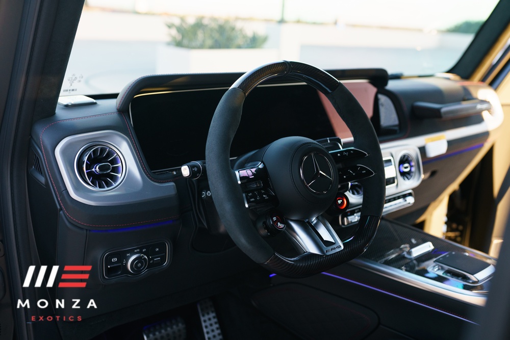 Mercedes-Benz Brabus G800 Black at dusk Orange County exotic rental