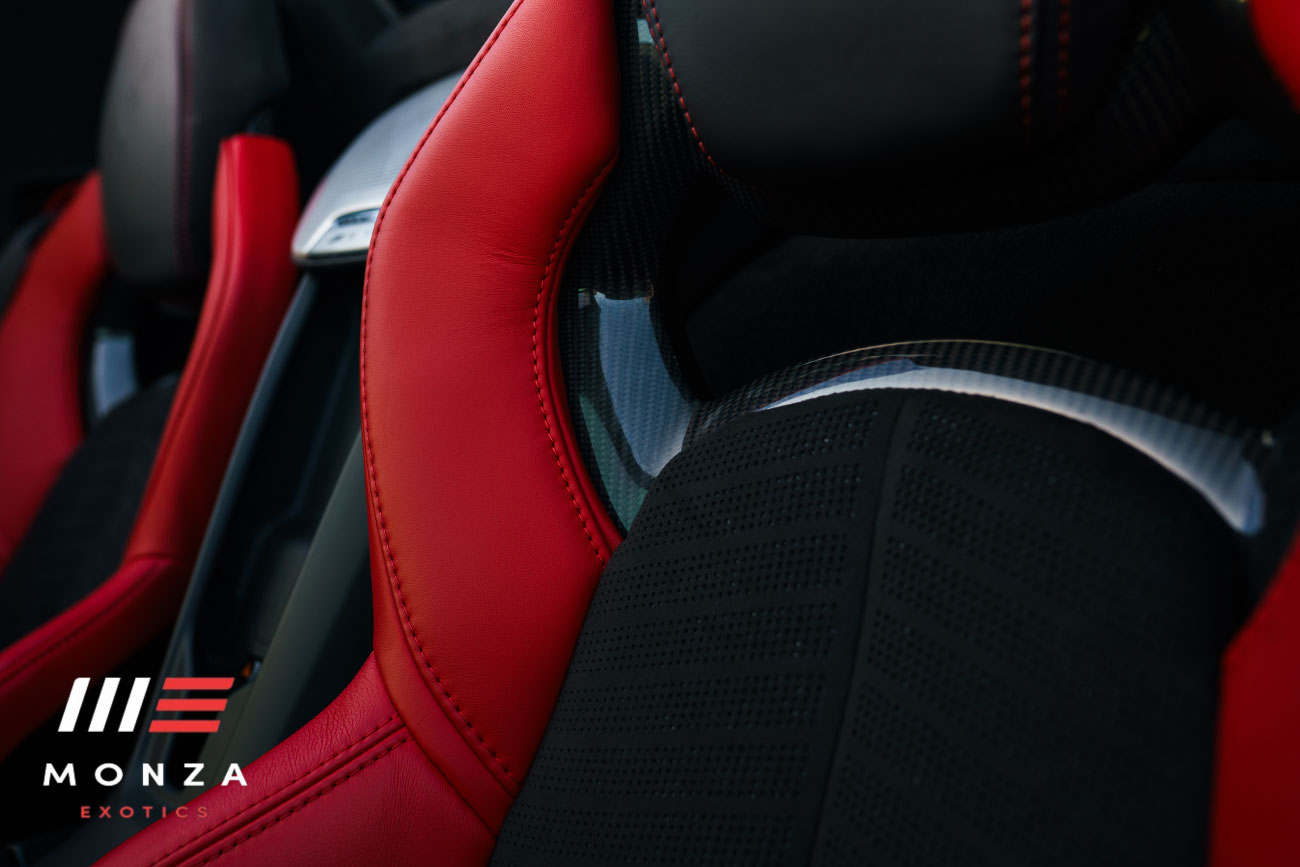 Corvette Z06 cockpit dashboard exotic car rental San Diego