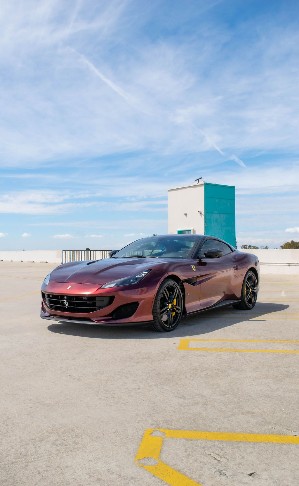 Ferrari Portofino rental, a 4 seat convertible with a 199 mph top speed