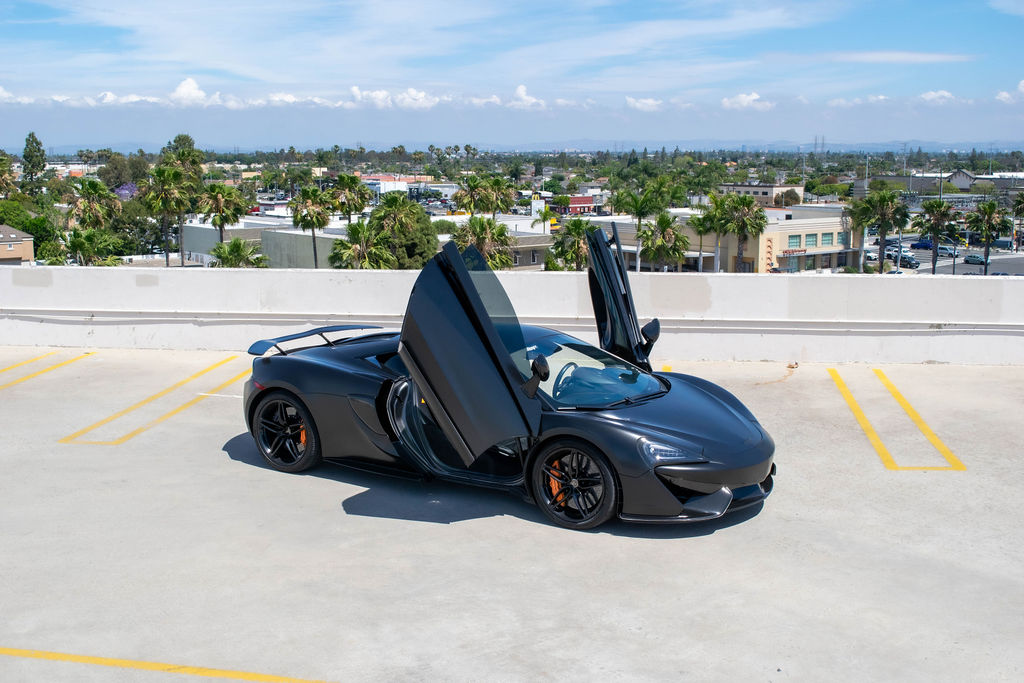 McLaren 570S rental, a carbon tub supercar available across Southern California