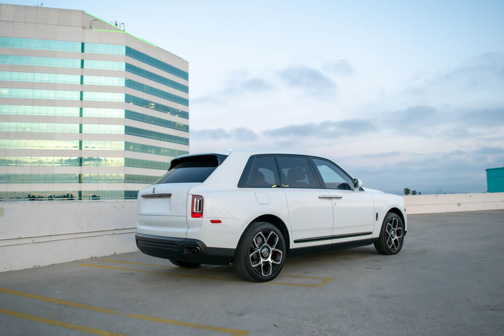 White Rolls Royce Cullinan rental, the Rolls Royce built to drive yourself
