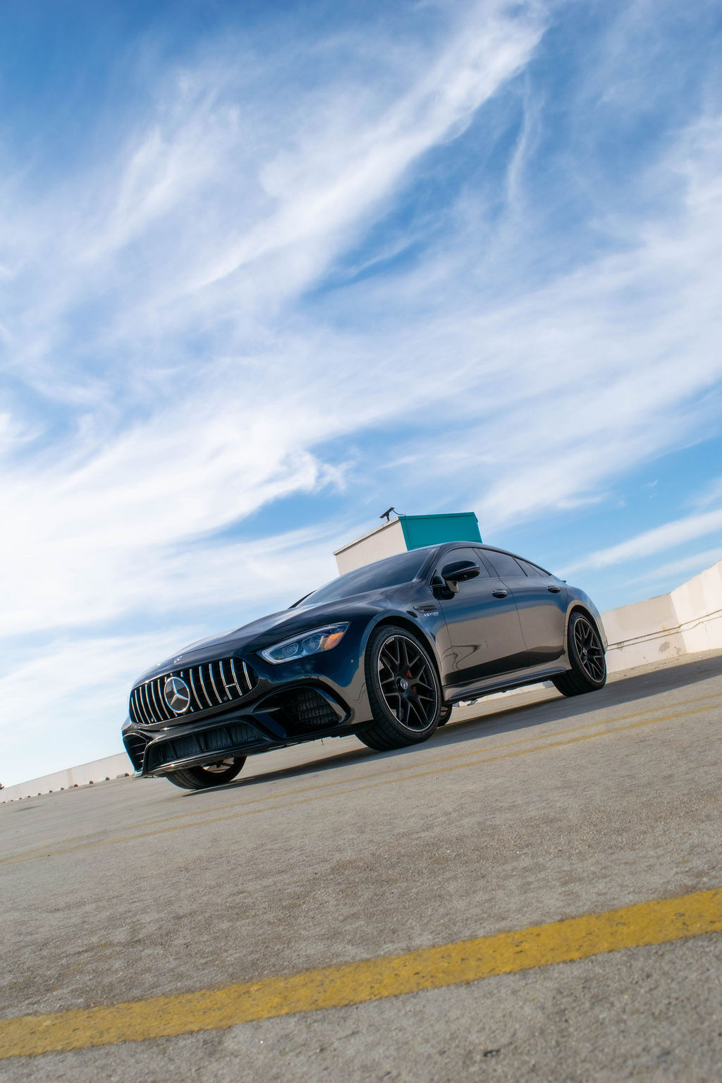 Mercedes-Benz AMG GT rental in black, Affalterbach's own sports car