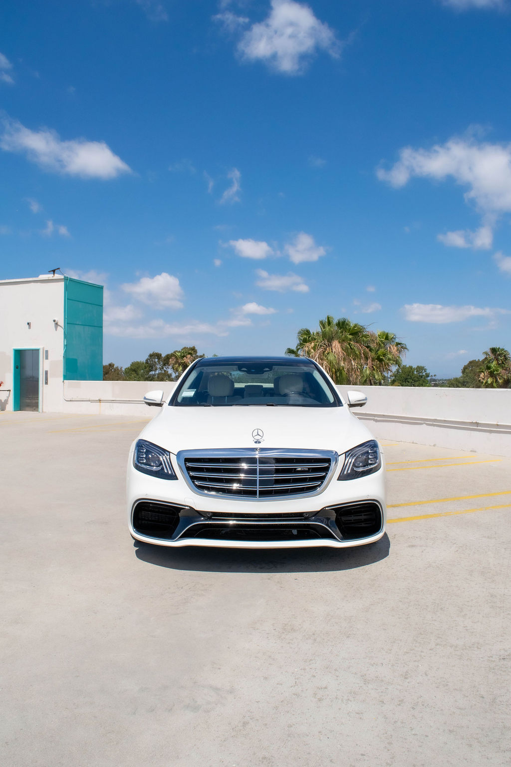 Mercedes-Benz S-Class rental, a luxury sedan available across Southern California