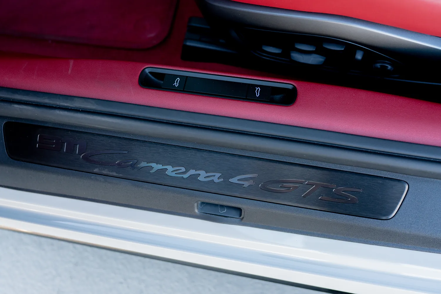 Porsche 911 Carrera rental in grey, a 911 seating 4 with a usable front trunk